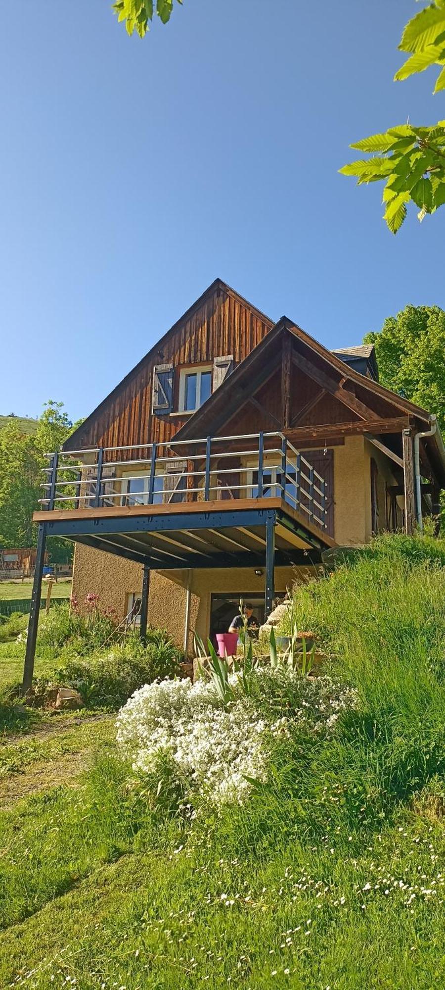 Maison De Montagne Au Calme Avec Cheminee Poubeau Екстериор снимка